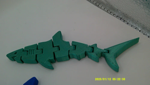 3D Printed Articulated Shark | Wiggle‑Joint Sea Creature