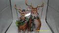 Glittering Winter Reindeer Duo