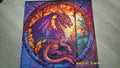 Radiant Fire Dragon Diamond Art Mosaic