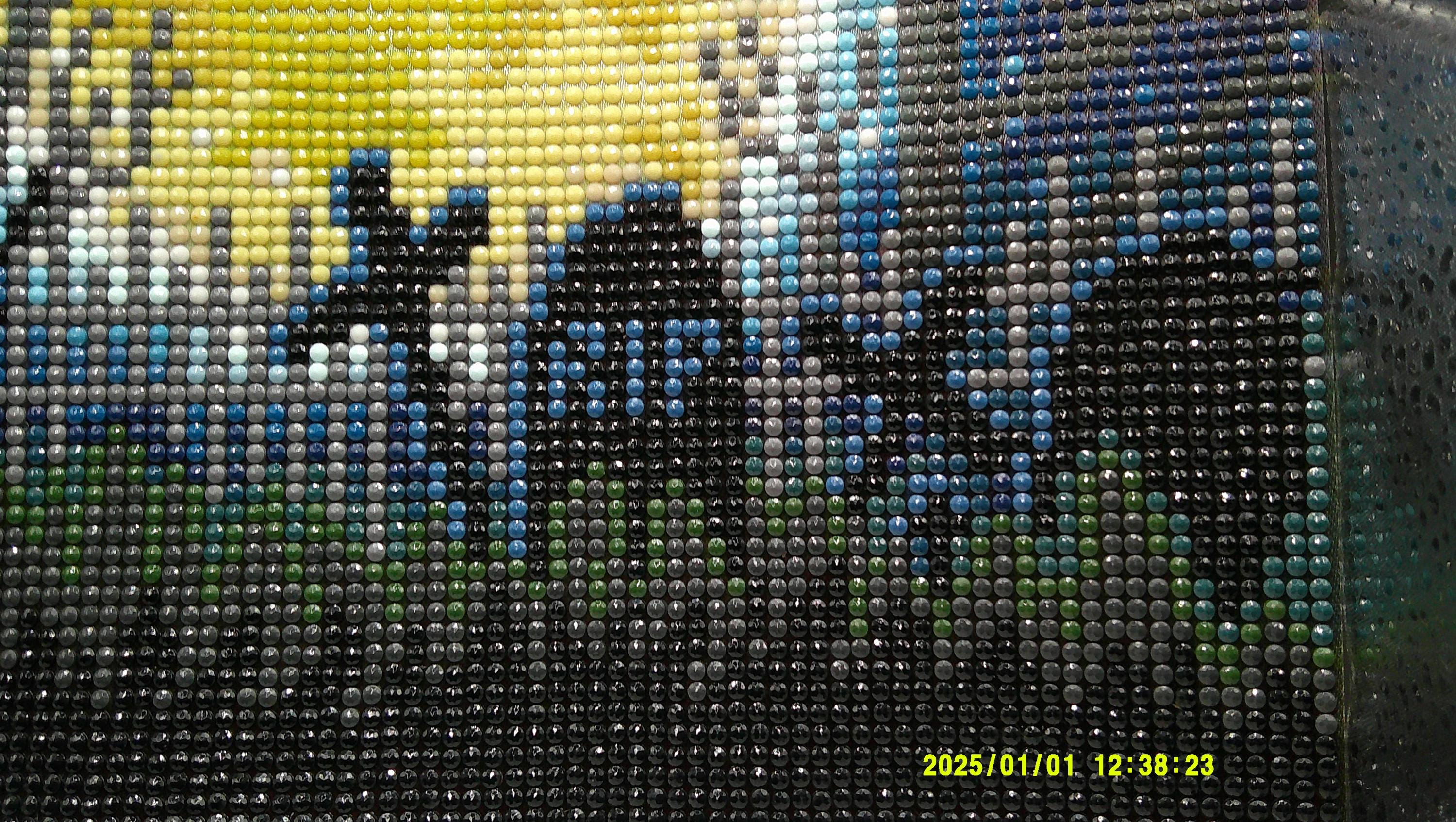 Haunted Graveyard Diamond Painting with Glowing Moon