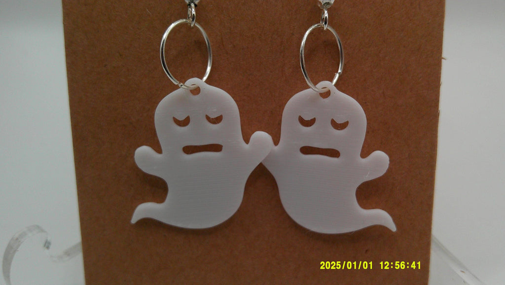 Sorrowful Spirit Earrings – Handmade Ghost Silhouettes