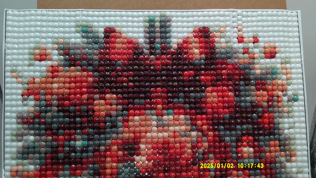 Holiday Bloom Ornament Diamond Art