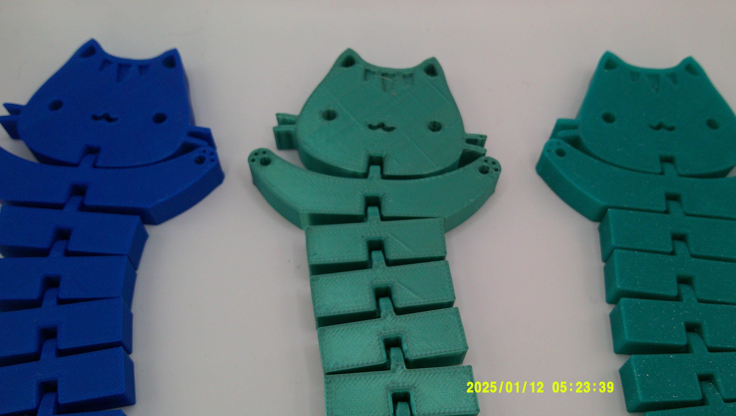Wiggle‑Joint Cat Fidget | Bendable Kitty Toy