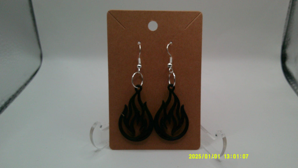 Dark Ember Earrings – Fierce & Fiery Drop Style