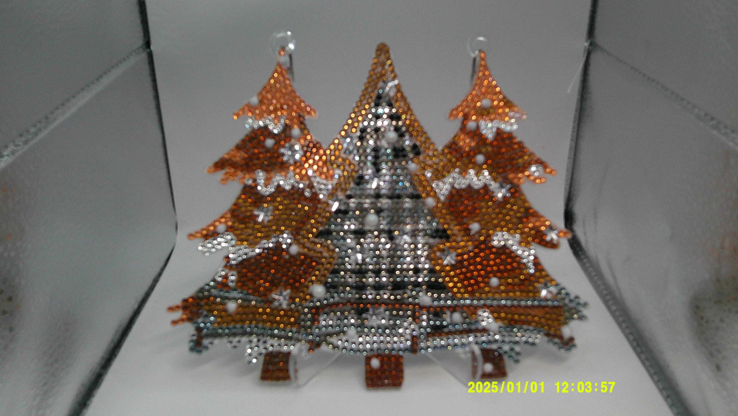 Festive Trio Christmas Tree Diamond Art Sun Catcher