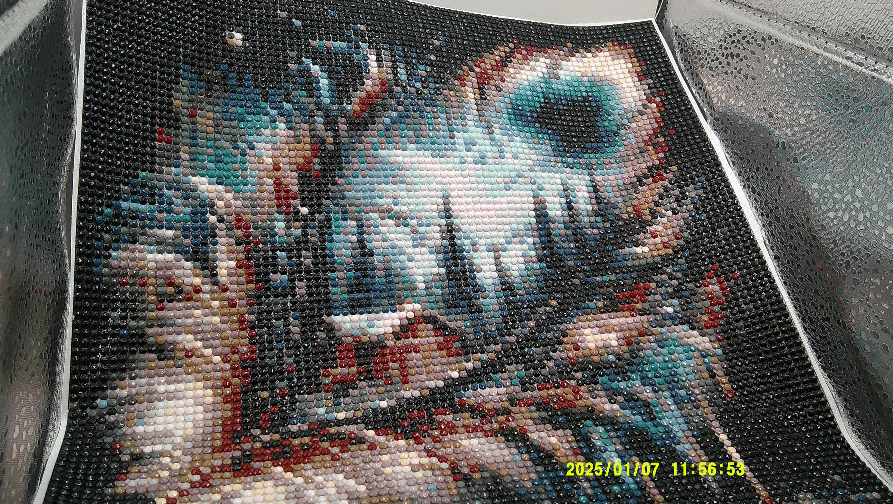 Celestial Feather and Forest Cabin Diamond Art