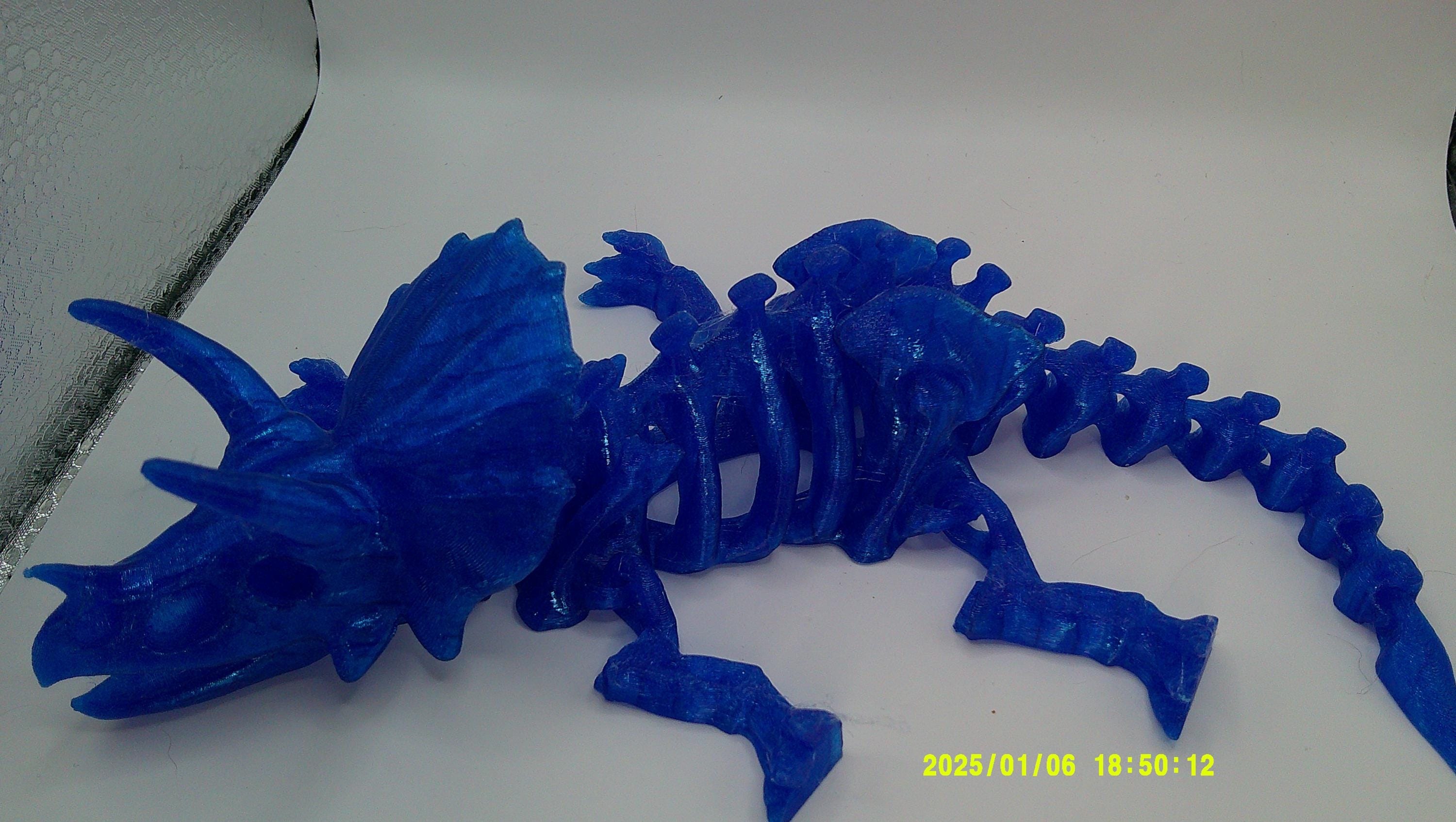 3D‑Printed Triceratops Skeleton