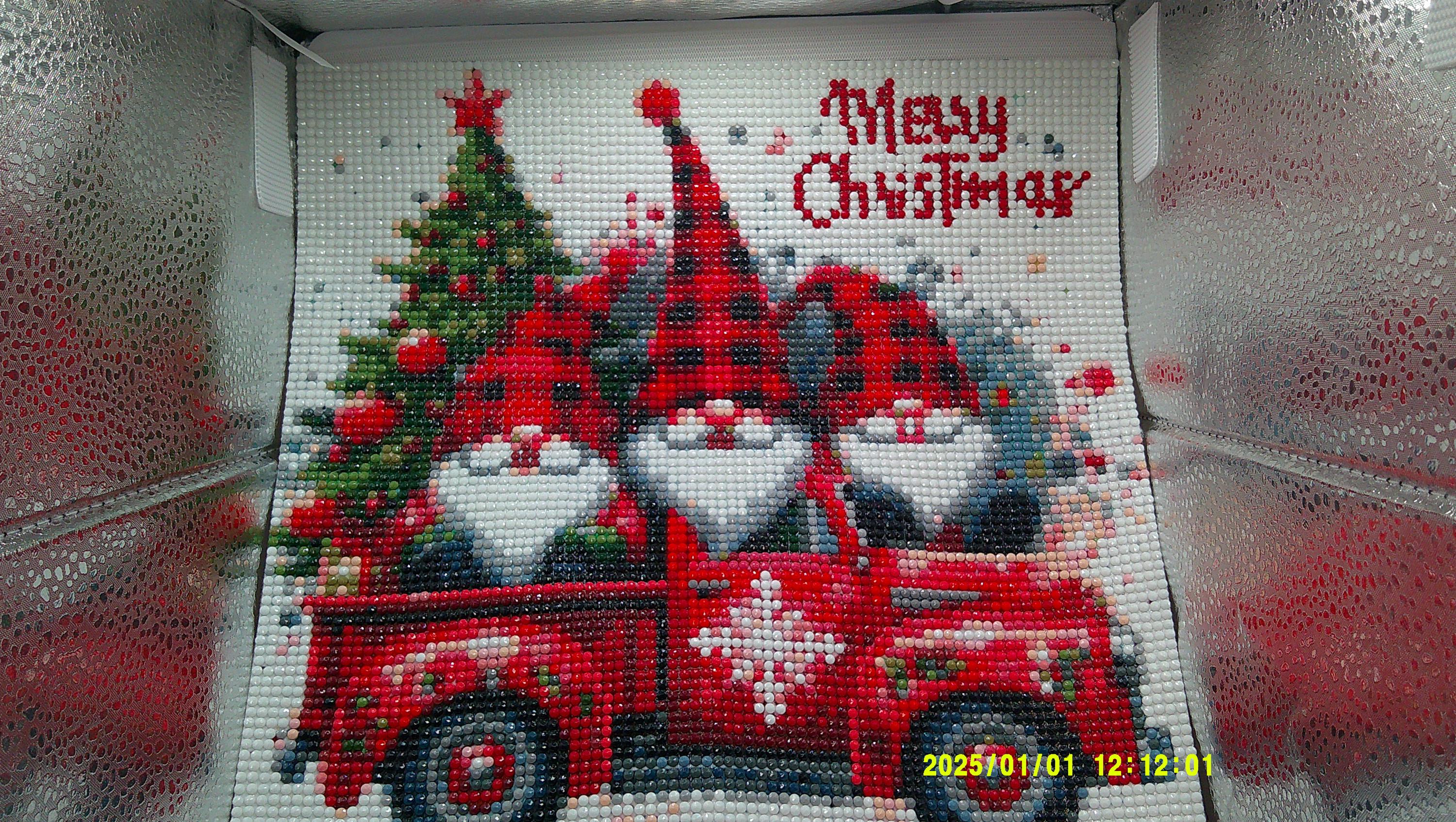 Merry Gnome Truck Diamond Art Painting