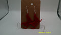 Festive Sleigh Earrings – 3D Printed Holiday Charm