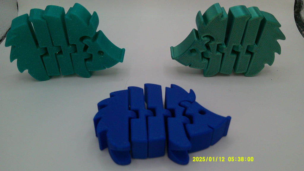 Hedgehog Buddy, Wiggly 3D Printed Critter