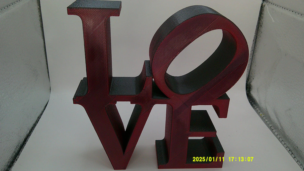3D Printed LOVE Sign – Modern Decor