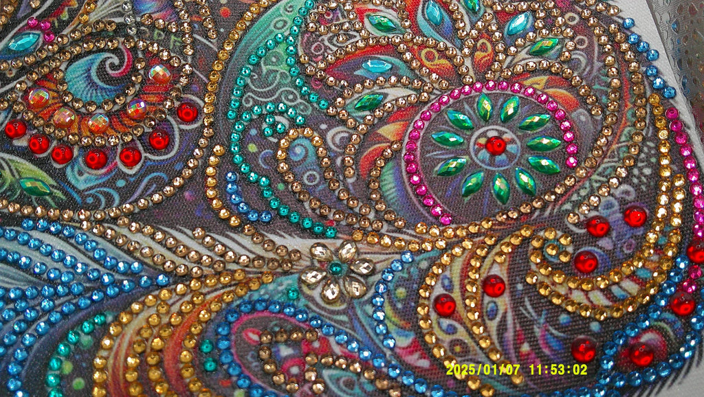 Vibrant Jewel‑Pattern Cat