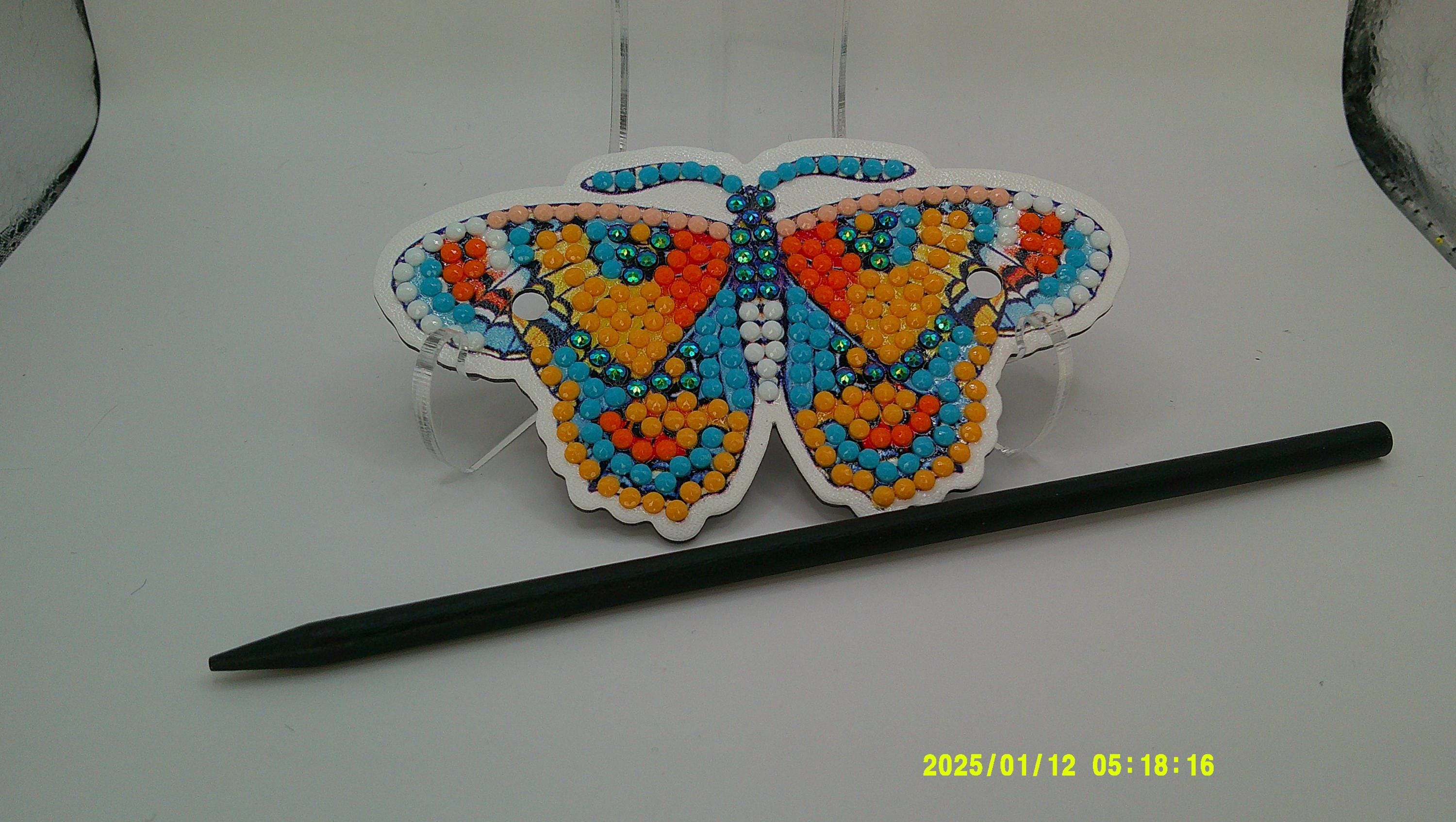Sparkling Butterfly Rhinestone Butterfly | Multicolor Diamond Art Design
