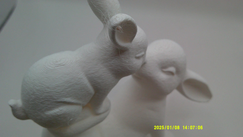 Nose‑to‑Nose Bunny Love Sculpture