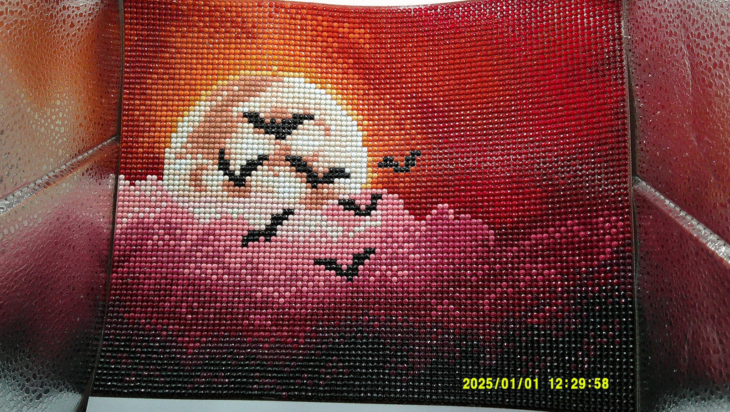 Lunar Night Diamond Art – Bats in Flight