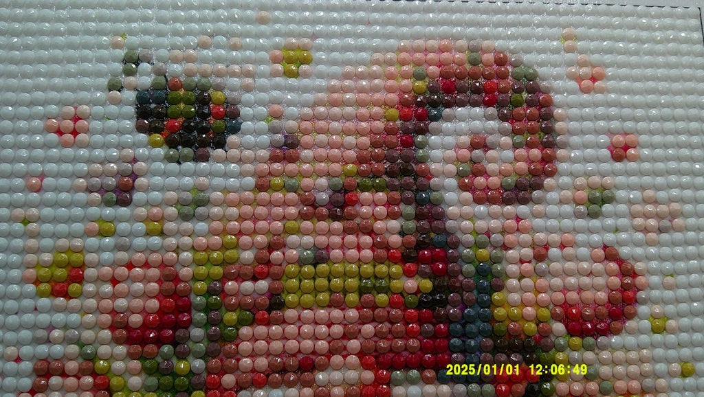 Playful Heart‑Hat Gnome Diamond Art