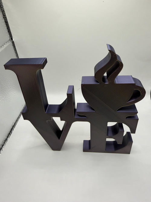 3D Printed Love Coffee Kitchen Sign