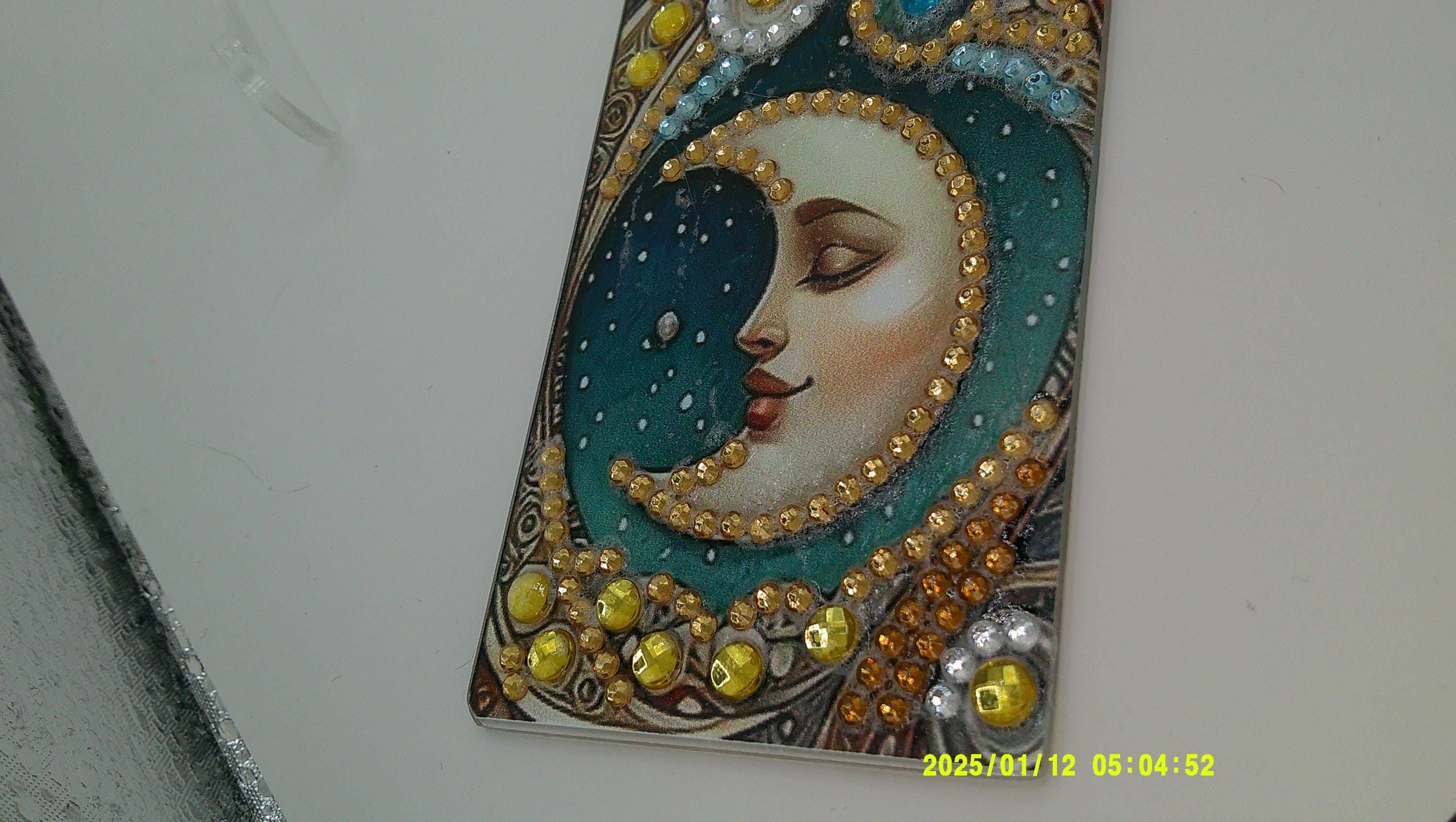 Sun & Moon Diamond Art Hanging | Celestial Rhinestone Design