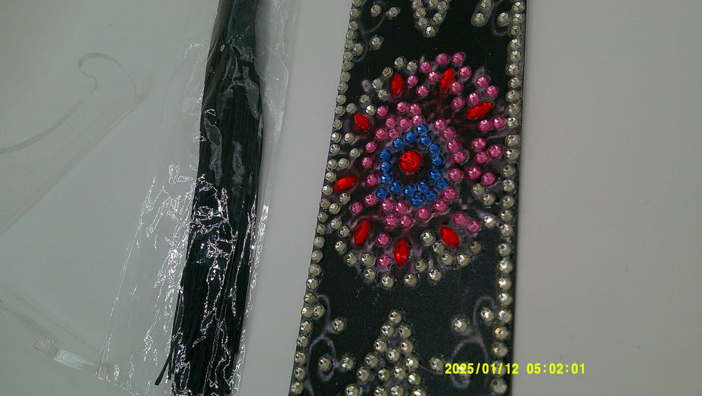 Beaded Floral Mandala Bookmark | Intricate Diamond Art Design