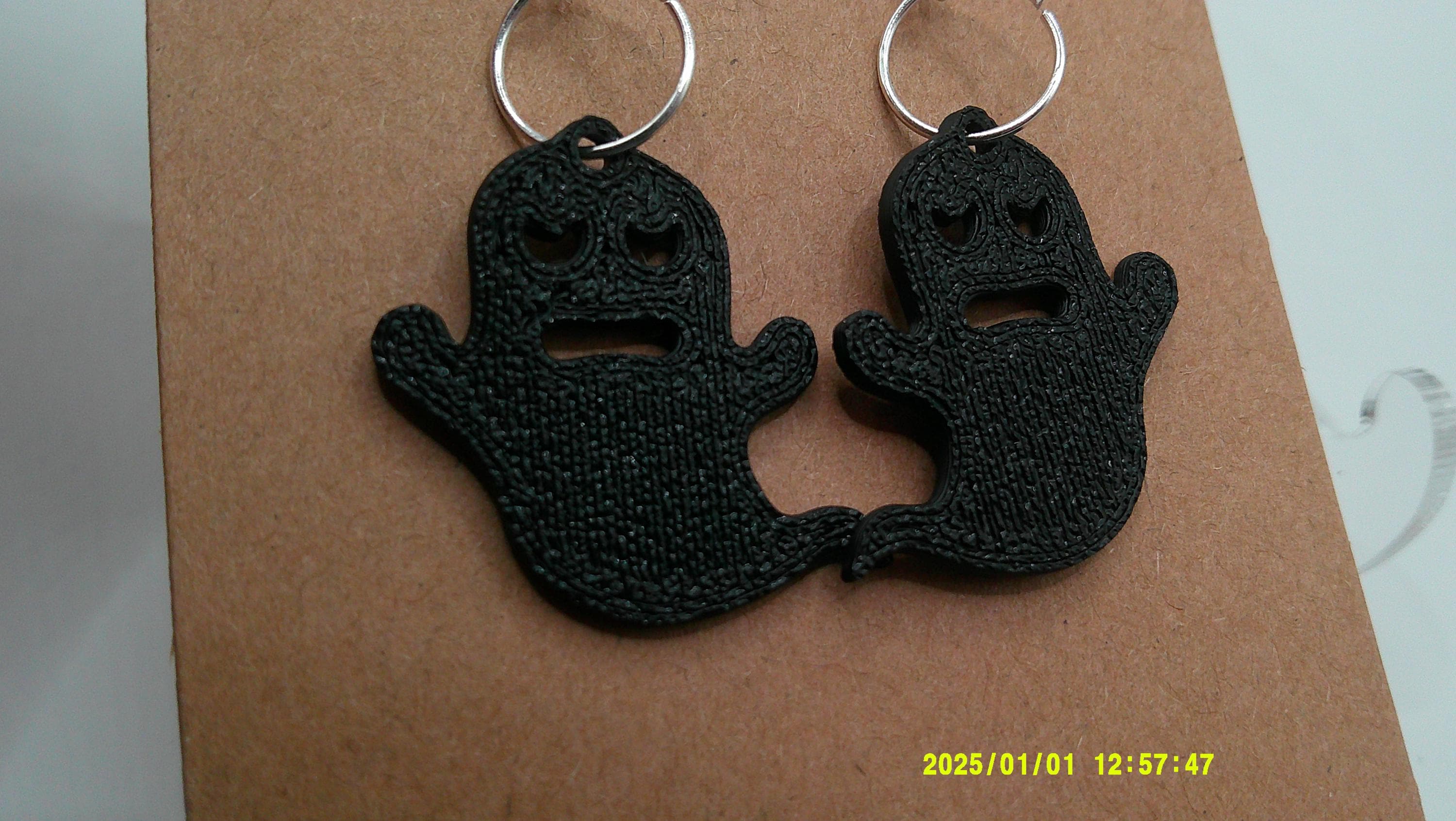 Sorrowful Spirit Earrings – Handmade Ghost Silhouettes