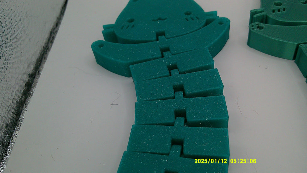 3D Printed Wiggle‑Joint Cat | Single Fidget Kitty