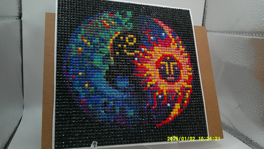 Celestial Balance Sun‑Moon Canvas