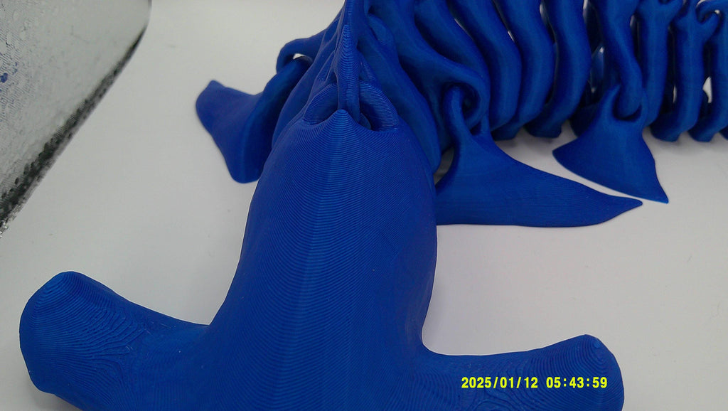 Articulated Hammerhead Shark Skeleton, 3D Printed Flexi Marine Animal Figure