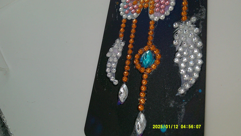 Dreamcatcher Diamond Art Bookmark | Sparkling Rhinestone Feathers & Butterflies