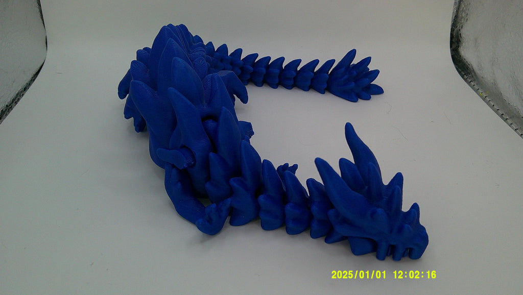 Flexi Fantasy Dragon, Poseable 3D Printed Creature