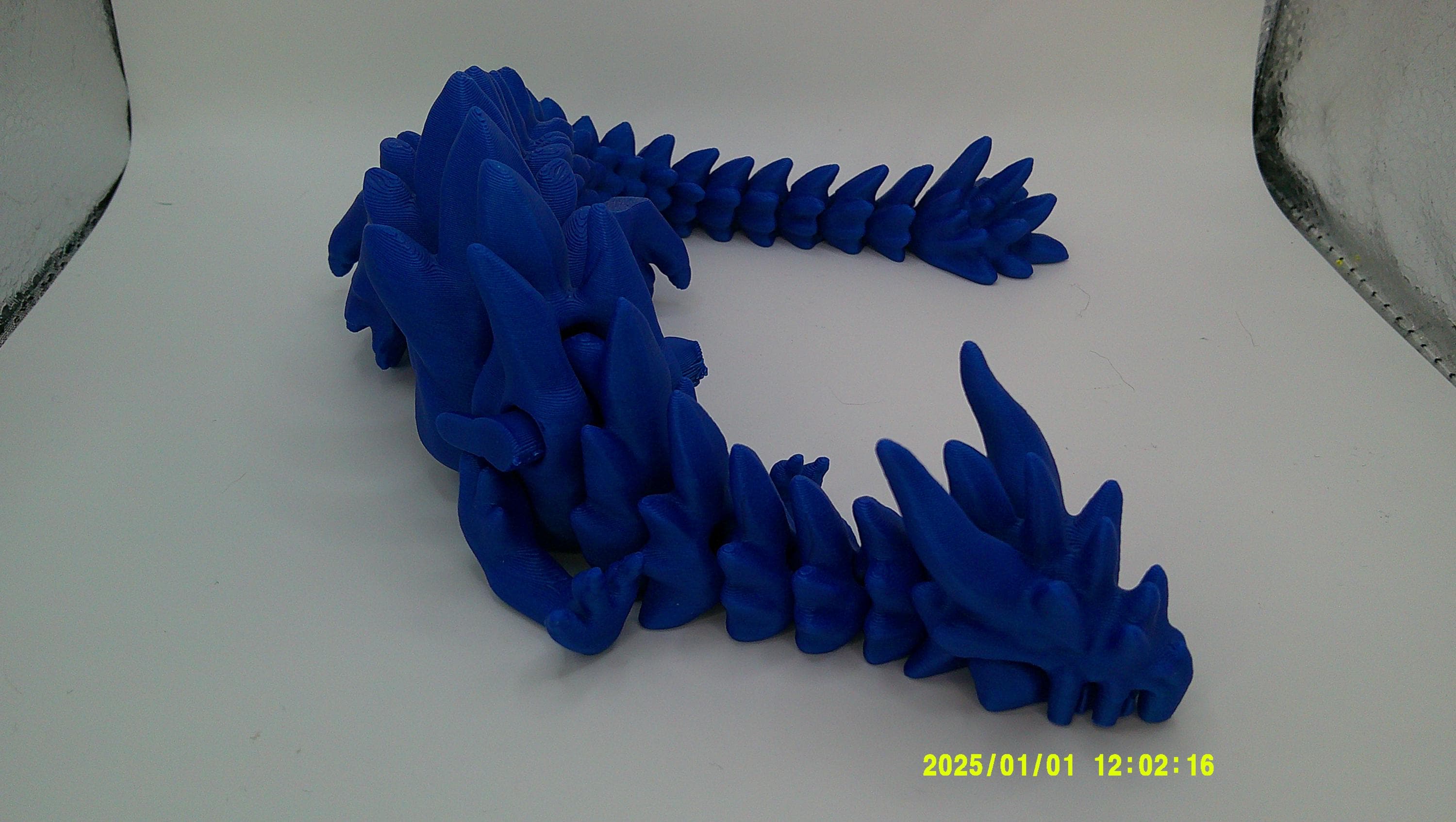 Flexi Fantasy Dragon, Poseable 3D Printed Creature