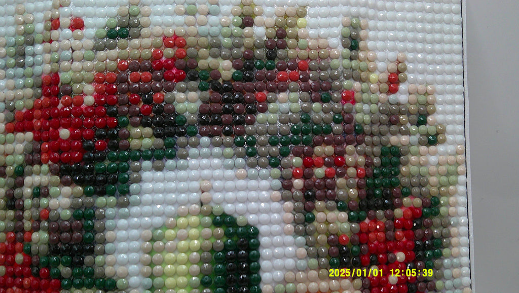Holiday Floral Wreath Diamond Art Painting