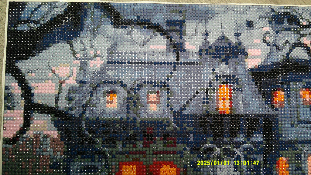 Midnight Mansion – Diamond Art Halloween Scene