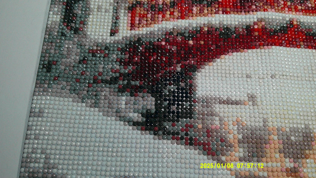 Horse‑Drawn Sleigh on Snowy Bridge | Winter Diamond Art Wall Decor