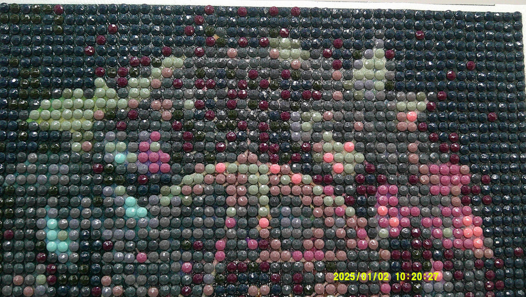 Radiant Rose Mosaic Diamond Art