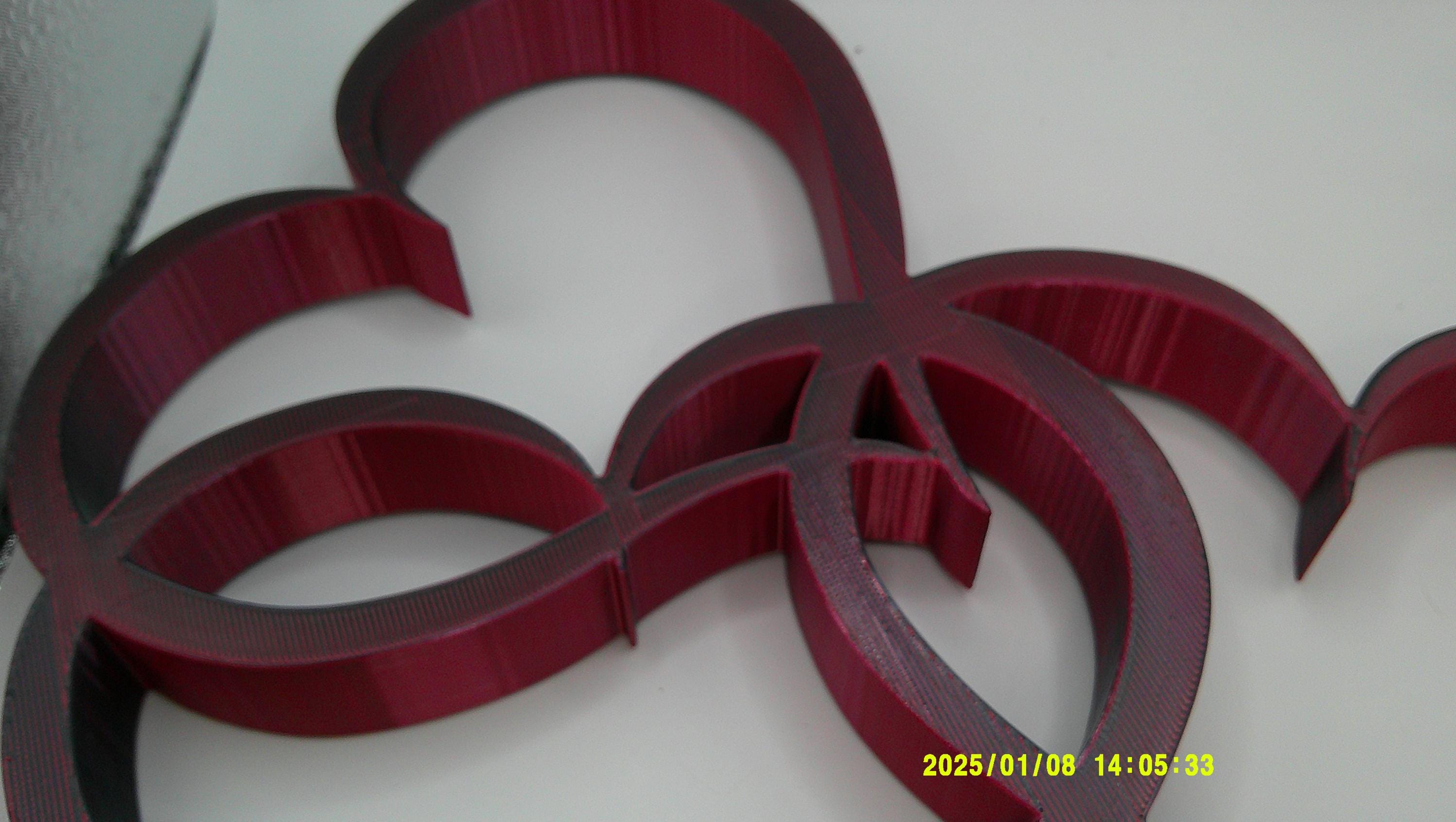 Forever Connected – 3‑Heart 3D Printed Decor