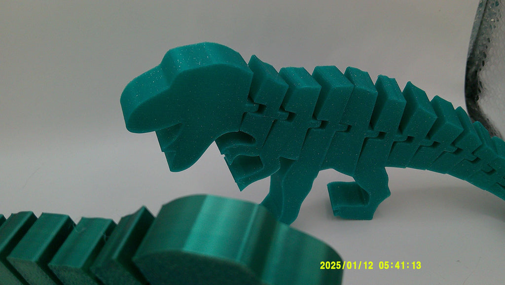 Wiggly T‑Rex Buddy, 3D Printed Flexi Dino