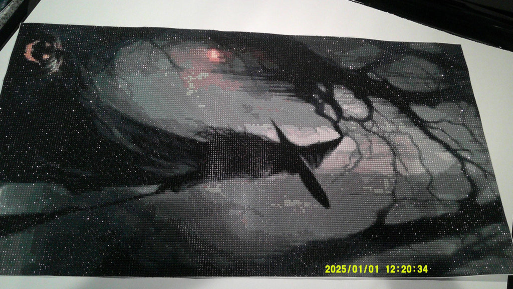 Shadowed Witch Silhouette Diamond Art