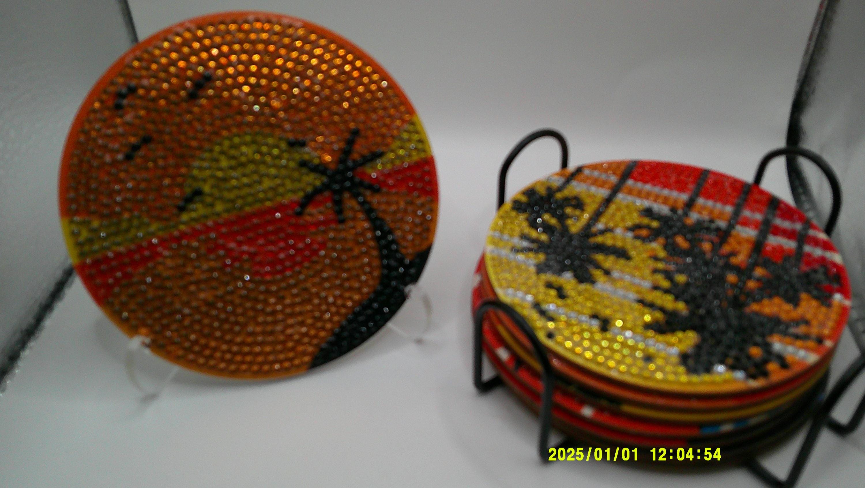 Island Sunset Diamond Art Coaster Collection