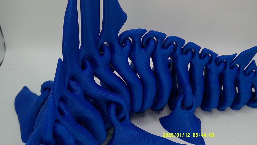 Articulated Hammerhead Shark Skeleton, 3D Printed Flexi Marine Animal Figure