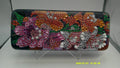 Vibrant Floral Rhinestone Diamond Art Eyeglass Case
