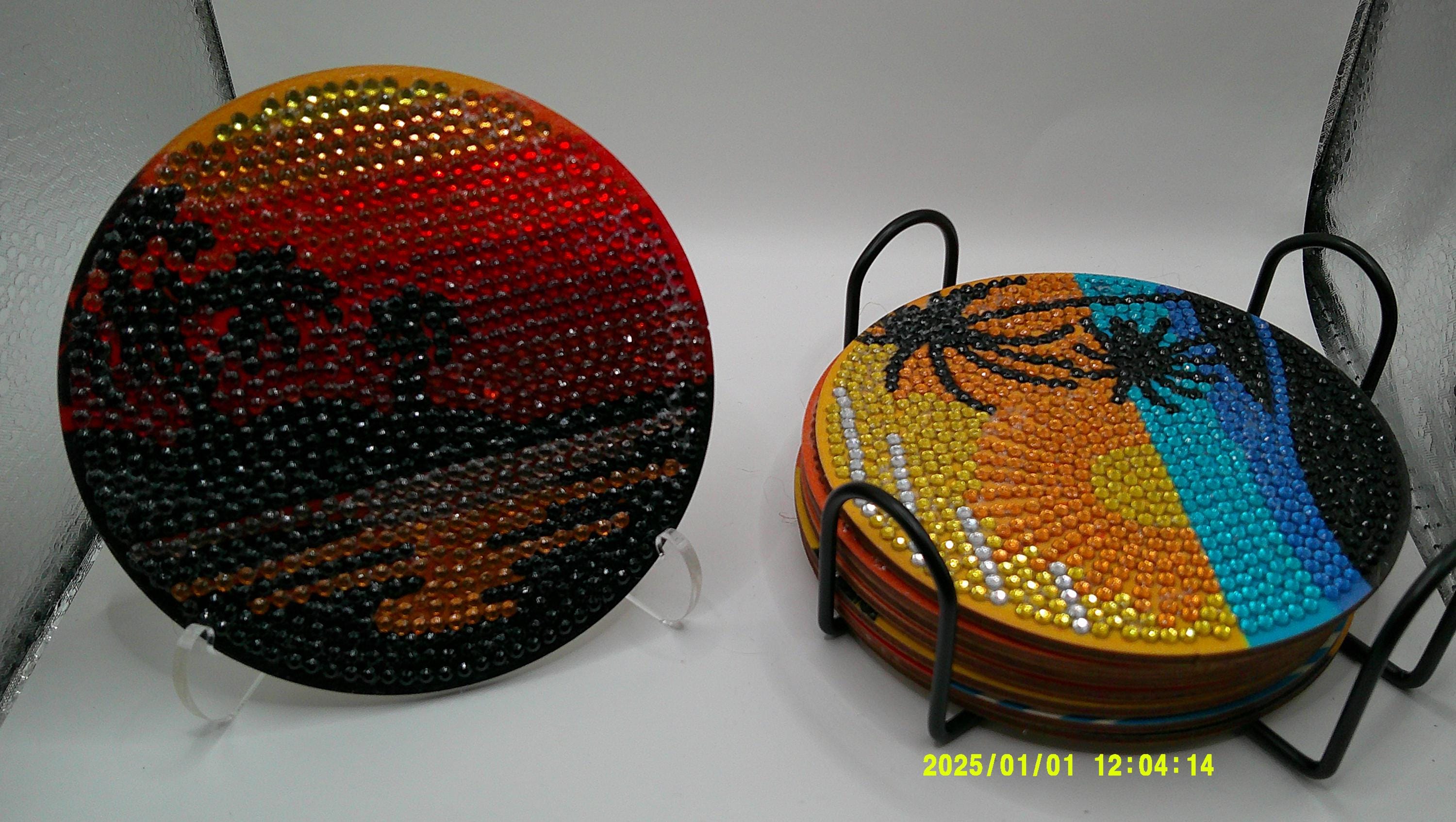 Island Sunset Diamond Art Coaster Collection
