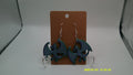 Mystic Dragon Earrings – Blue-Green Winged Dangles