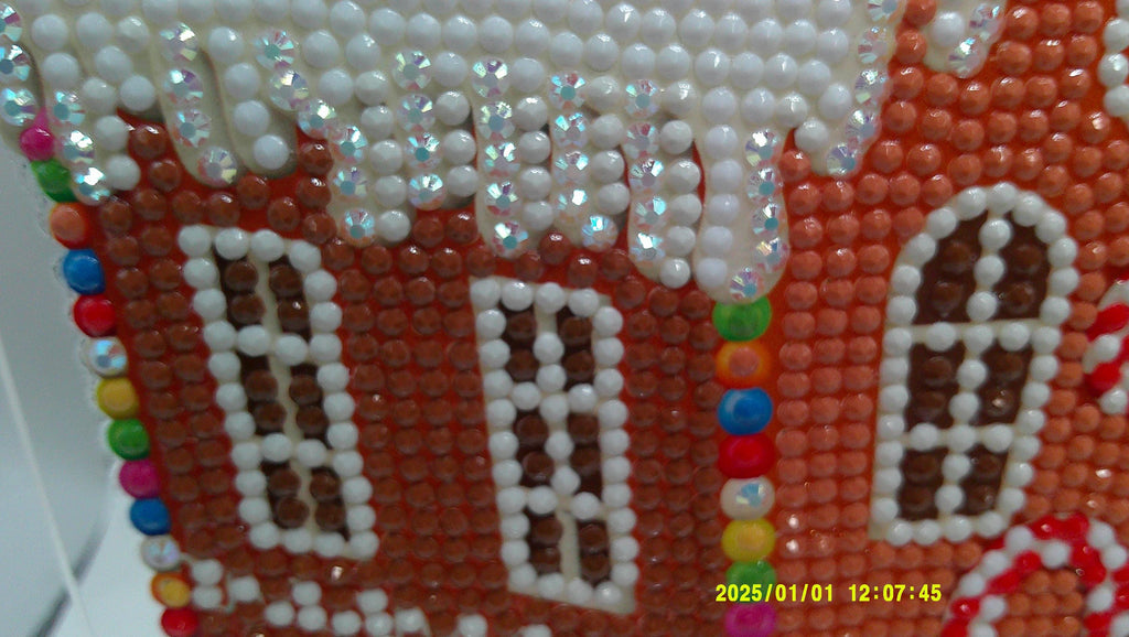 Gingerbread Candy Cottage Diamond Art
