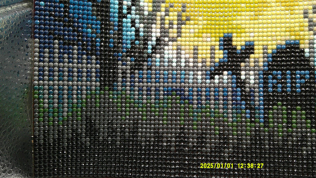 Haunted Graveyard Diamond Painting with Glowing Moon