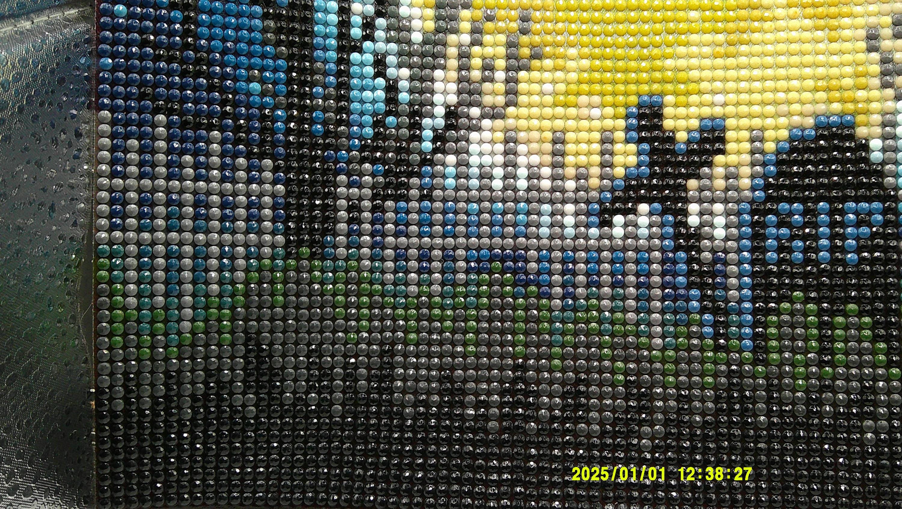 Haunted Graveyard Diamond Painting with Glowing Moon