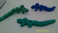Articulated Flexi Axolotl Toy, 3D Printed Desk Companion, Fidget Toy