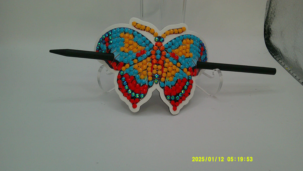 Decorative Rhinestone Butterfly | Artistic Diamond Art Mosaic