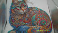 Vibrant Jewel‑Pattern Cat
