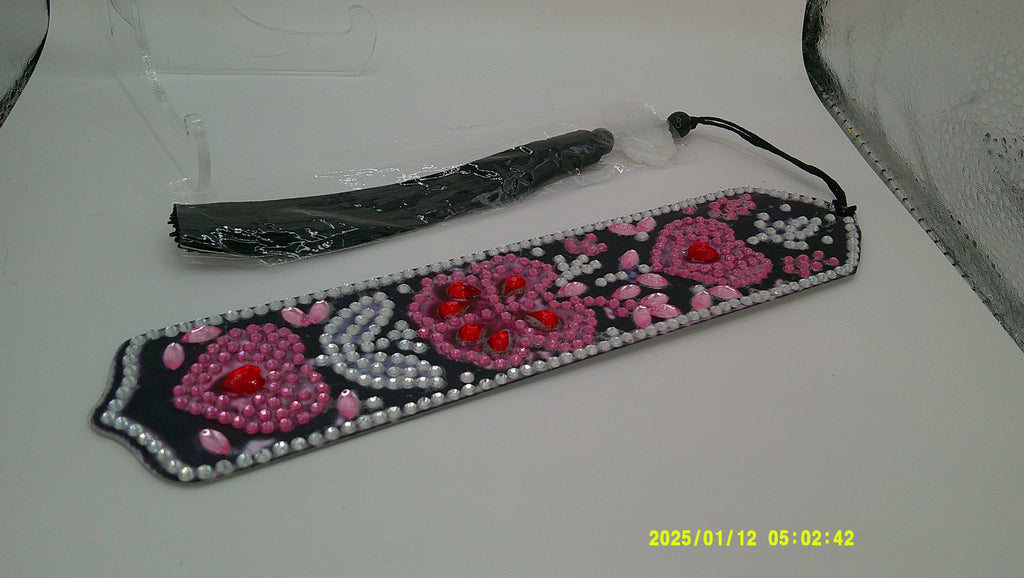 Colorful Flower Diamond Painting Bookmark | Vibrant Rhinestone Art