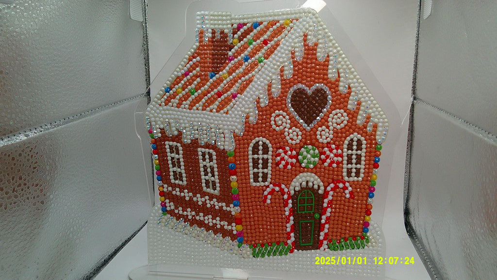 Gingerbread Candy Cottage Diamond Art